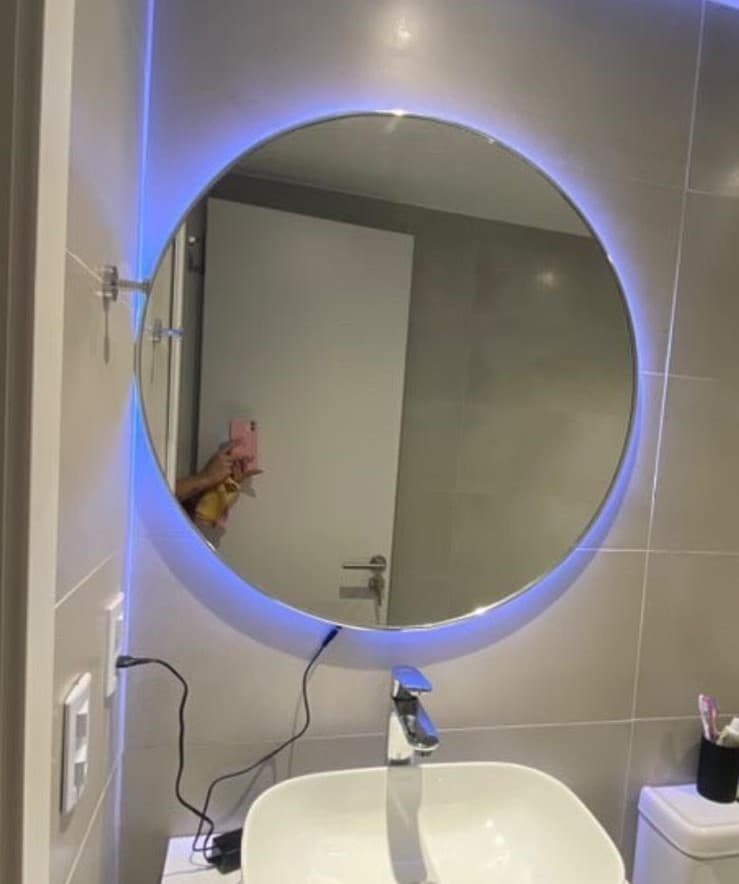 Espejo Circular con LED