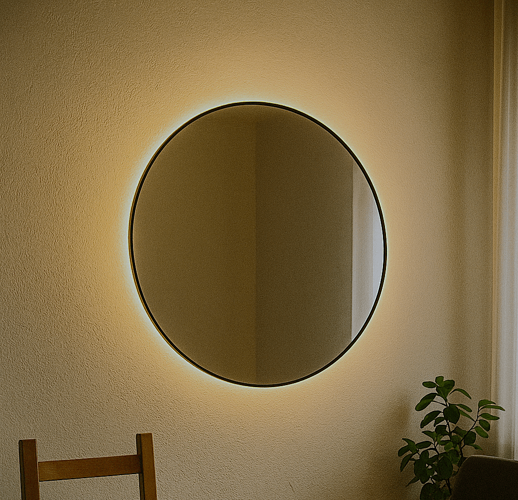 Espejo Circular con LED - Miniatura 2