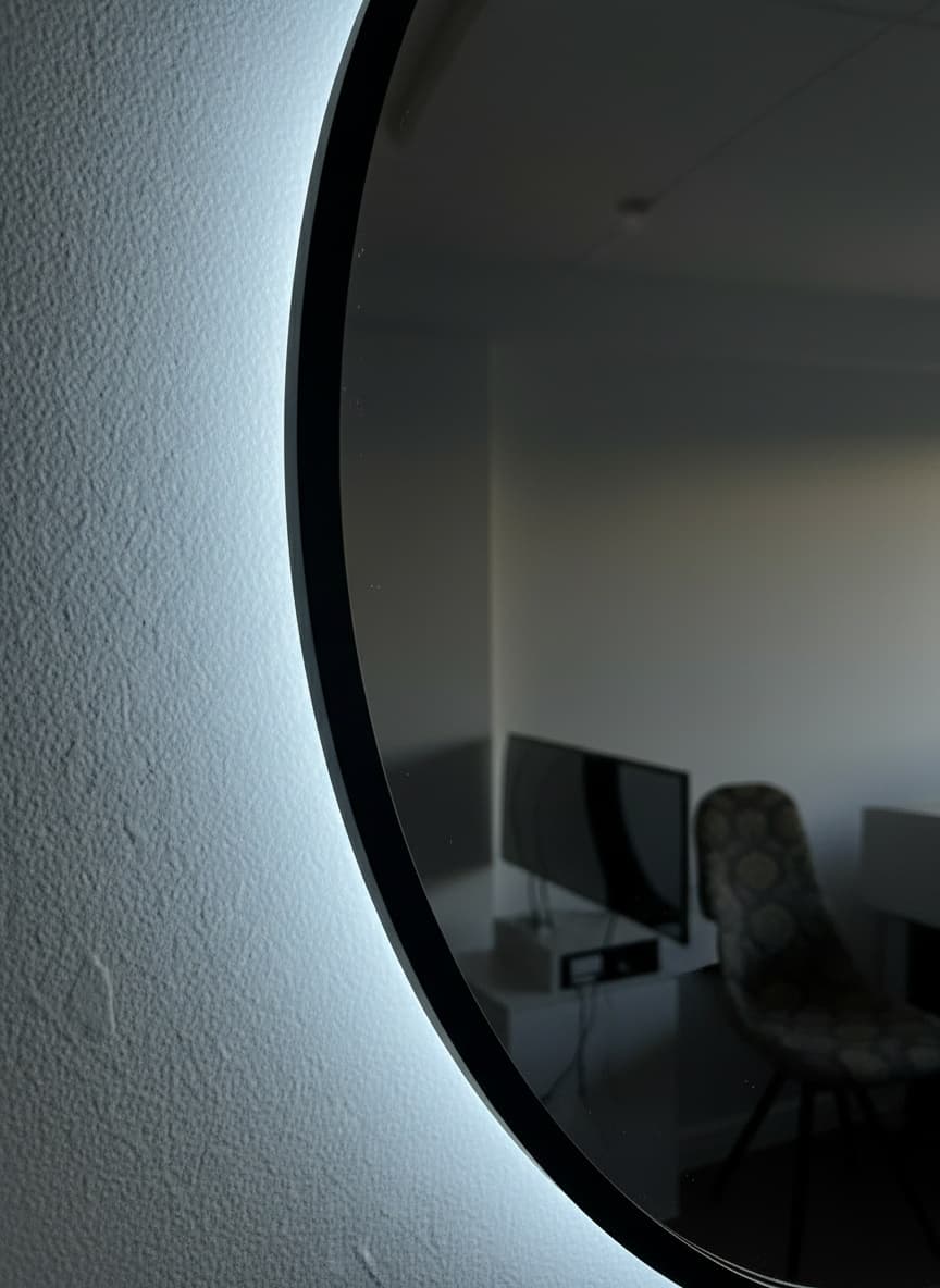 Espejo Circular con LED - Miniatura 4