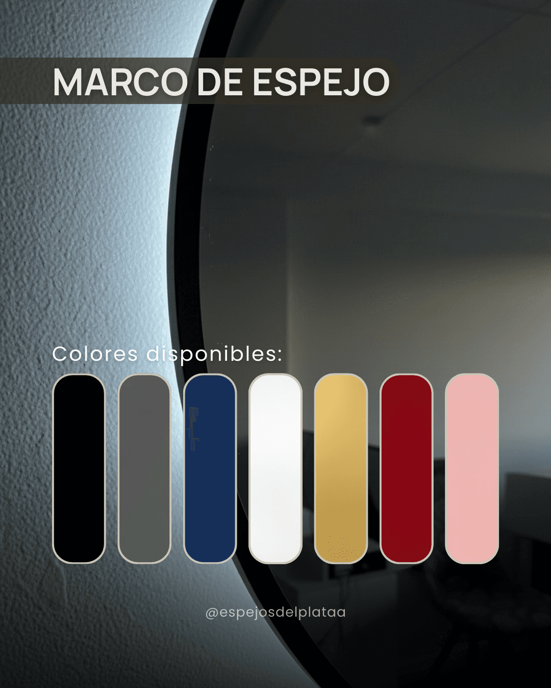 Espejo Circular con LED - Miniatura 5