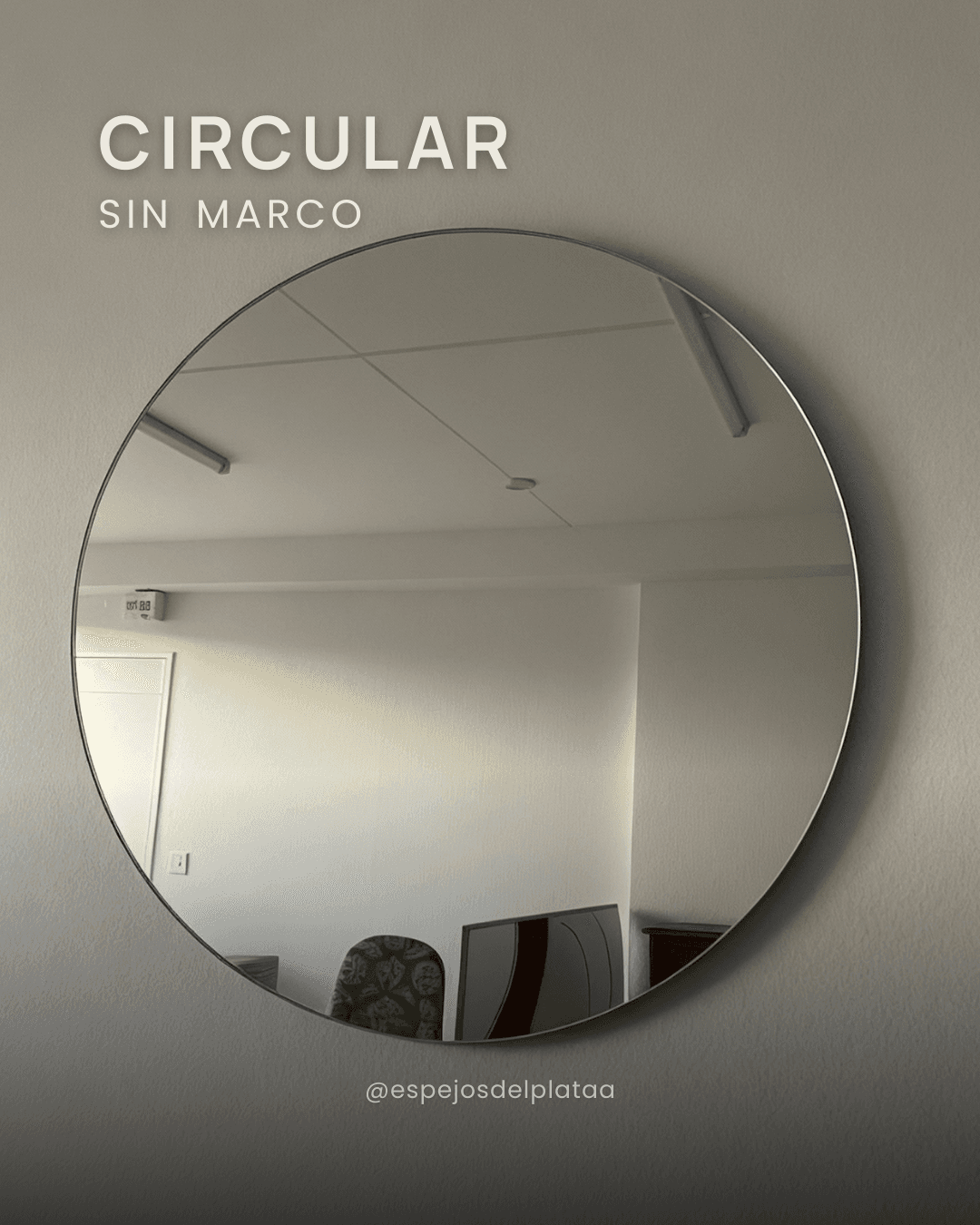 Espejo Circular Ultra Minimal
