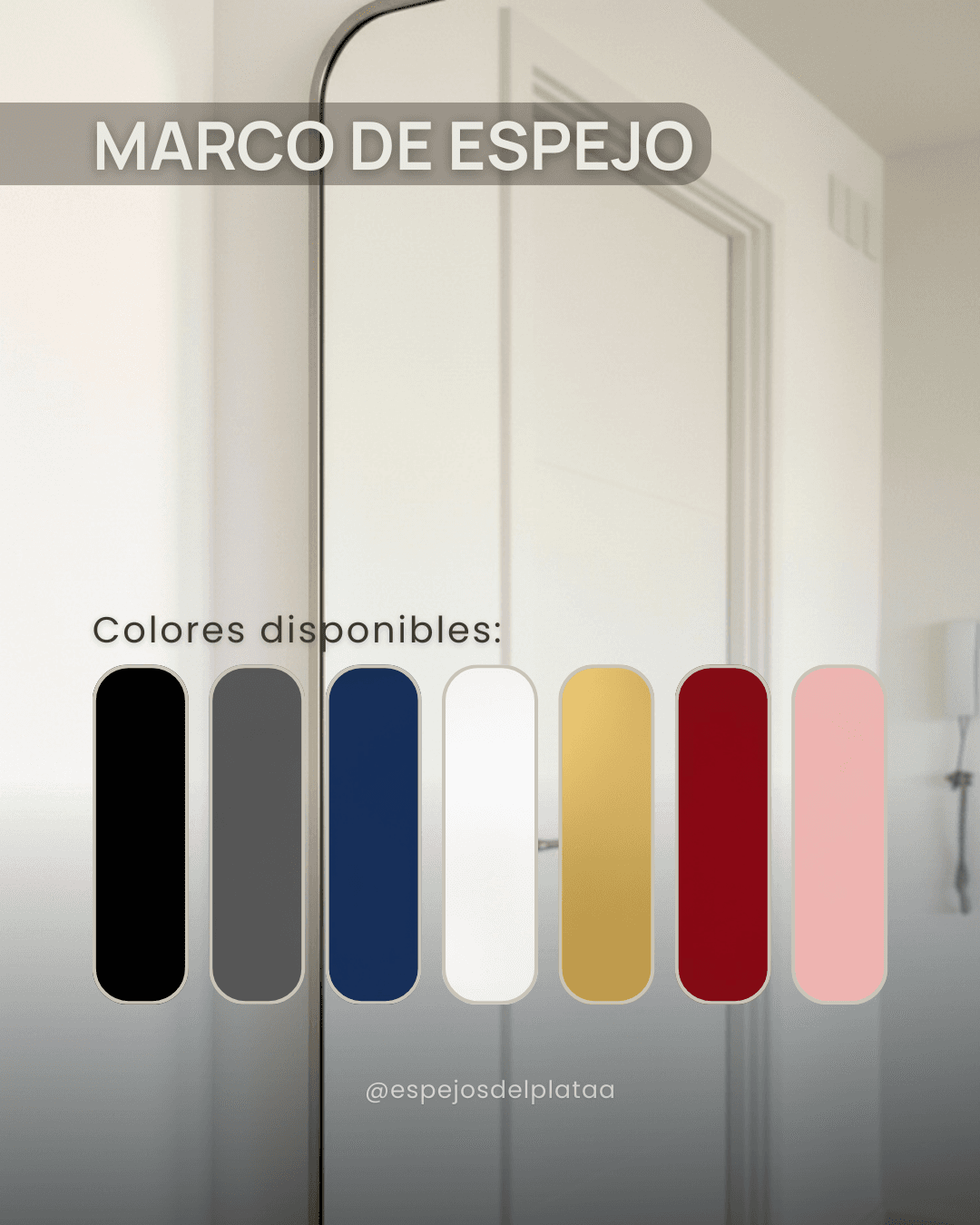 Espejo Minimal Rounded - Miniatura 5
